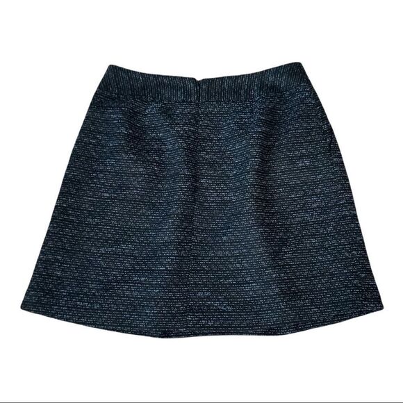 Halogen Black & Blue Mini Skirt Size 6 EUC - Picture 1 of 4